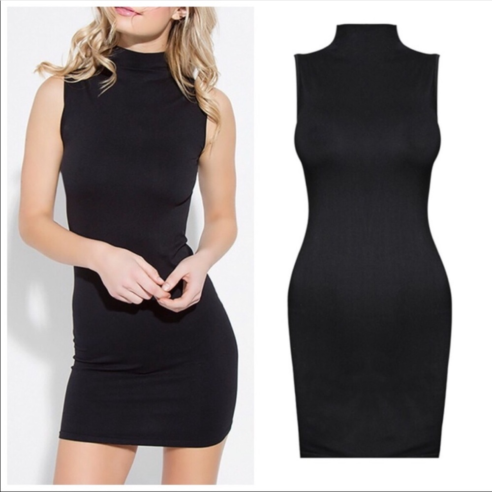 Adorable Black Seamless Dress